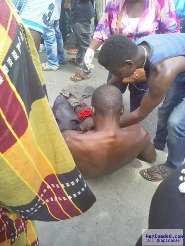 Two Feared Dead as Trailer Crushes Commercial Buses in Oshodi, Lagos (Photos)